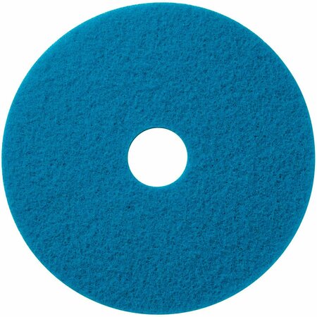 GLOBAL INDUSTRIAL 13in Scrubbing Pad, Blue, 5PK 261880BL